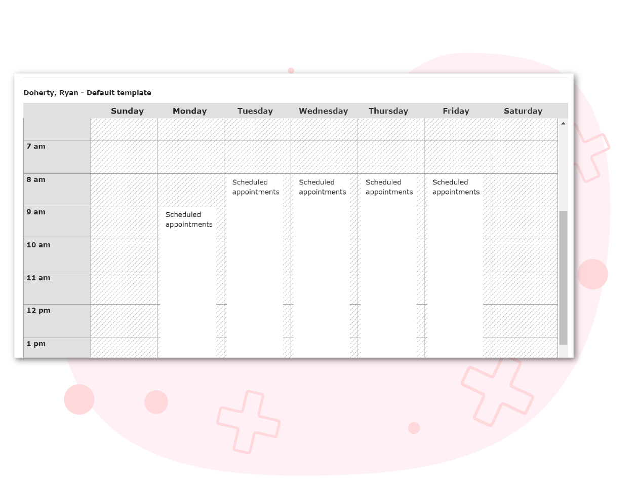 Schedules demo Schedules demo